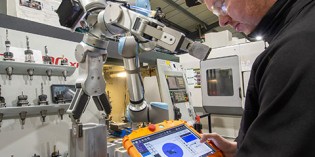 Robot safety enables machine tending on wheels